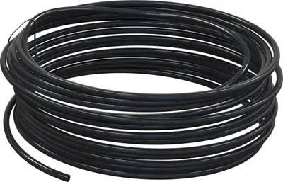 A coil of black tubing.