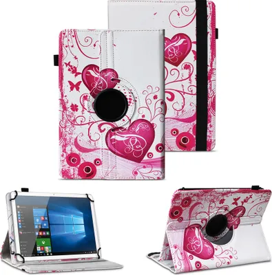 Produktbild von Schutzhülle für Telekom T Tablet / 2 Hülle Tasche Cover 360 Grad Drehbar CaseFarben:Motiv 6