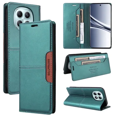 Immagine prodotto di Custodia per cellulare Xiaomi Redmi Note 15 5G/4G Custodia, custodia a libro in pelle con scomparto per carte e supporto protettivo Verde