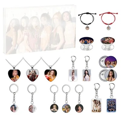 Adventskalender Blind Box, 24 Teile, Armband, Kette, Handyhalter
