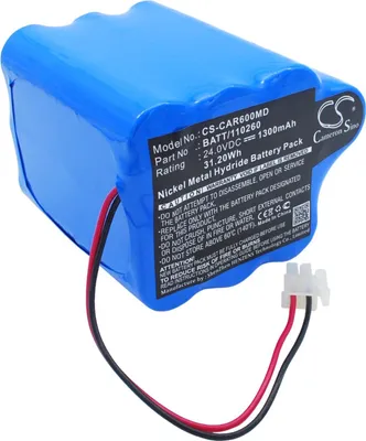 Produktbild von TECHTEK Akku Kompatibel mit [Cardioline] Delta 60 ECG, Delta 60 Plus, Delta 60+ ECG Machine, ECG Delta 60, ECG Delta 60+, ECG Delta 60Plus Ersetzt 11