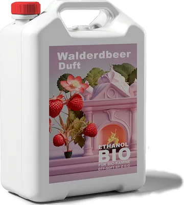 Obrázok produktu pre 5 litrov bioetanolu WALDERBEEREDUFT Premium 100% prealkohol do krbu 5L