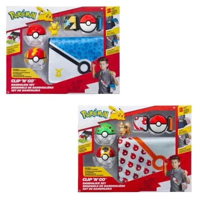 Obrázek produktu pro Pokémon Clip 'n' Go: Sada pouzder na figurky, verze 6, balení (4 kusy)