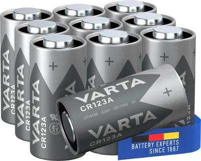 Produktbild von Varta Batterie Photo Lithium Cylindrical CR123A Blister 10