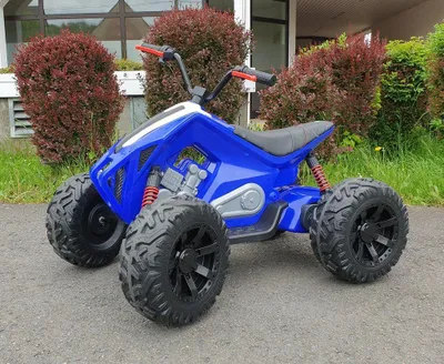 Produktbild von Kinder Elektro Quad 24V Kinderquad mit starken 200W Motoren in blau ATV