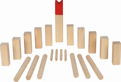 Produktbild von goki KUBB Spiel inkl. Baumwollbeutel