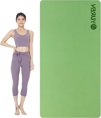 Obrázok produktu pre Jogamatka protišmyková 195 x 90 cm, 10 mm, TPE, Fitness XL, na kardio a pilates cvičenie doma