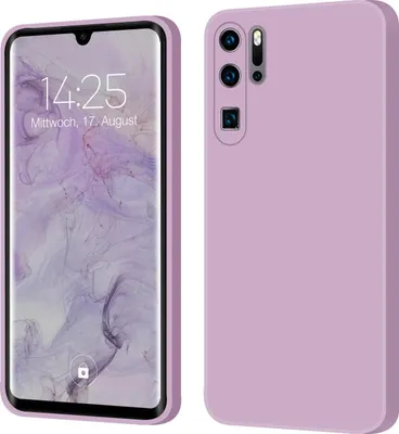 Produktbild von Hülle für Huawei P30 Pro Case Cover Bumper Silikon Softgrip Schutzhülle Farbe: Lila