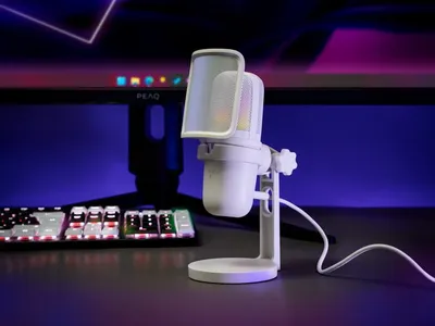 Obrázok produktu pre ISY IMI-3000-WT, PC mikrofón, -38 dB, Kábel, USB, USB Typ-C, Biela