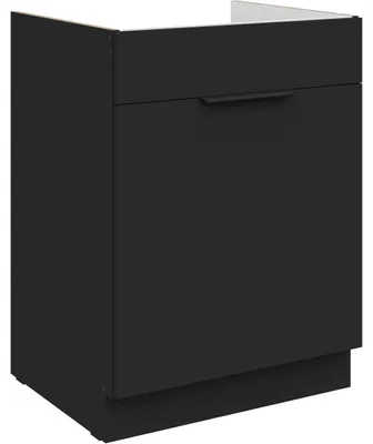Produktbild von Spülenunterschrank mit schubladen 60 SILVIA 05 schwarz