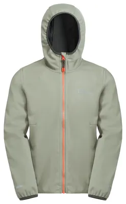 Produktbild von Jack Wolfskin Uni Kinder Feldberg Hooded Jkt Softshelljacke, Mint Leaf, 116 E