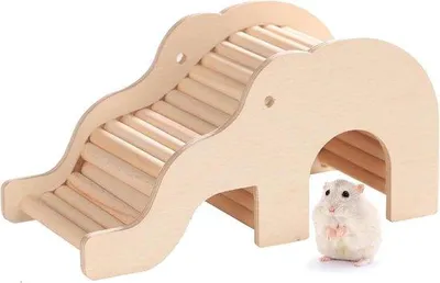 Produktbild von Famanu Kletterleiter für Hamster und kleine Tiere - Holz