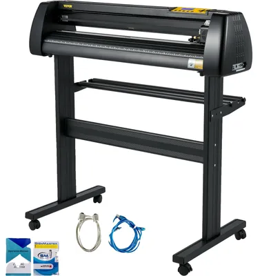 Immagine prodotto di Macchina per il taglio del vinile VEVOR, plotter da taglio con alimentazione a carta da 720 mm, stampante per vinile con potenza e velocità regolabili, display LCD, kit per la realizzazione di insegne compatibile con Windows