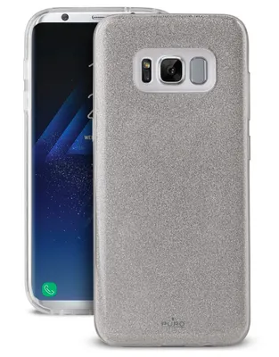 Zdjęcie produktu dla PURO SGS8SHINESIL, Pokrowiec, Samsung, Galaxy S8, Srebrny