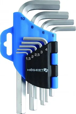 Obrázok produktu pre Šesťhranné kľúče 9ks. HT1W802