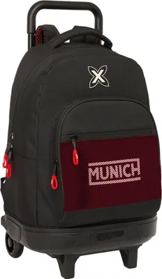 Produktbild von Safta Munich Vulcan Rucksack Mit Rollen 45 Cm Schwarz  Schwarz One Size
