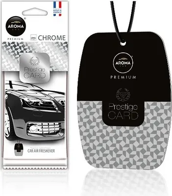 Obrázek produktu pro Osvěžovač vzduchu AROMA CAR PRESTIGE CARD CHROME
