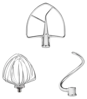 Produktbild von KitchenAid Edelstahlwerkzeug für Schüsselheber 3er Set 5KSM7BL3PSS