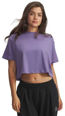 Produktbild von Under Armour Ua Rival Boxy Tee Solid - purple luxe, Größe:S