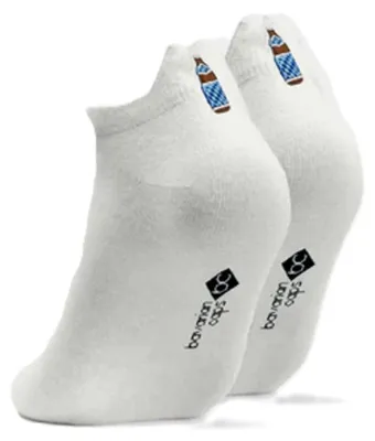 Produktbild von Bavarian Caps Sportsocken "Bayrisch Hell" kurz Weiß 41-46