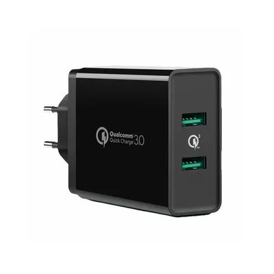 Produktbild von Ugreen Schnellladegerät 2Xusb-A 36W Qc3.0 Schwarz