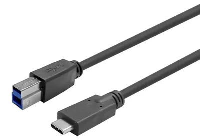 Produktbild von Vivolink PROUSBCBMM5, 5 m, USB C, USB B, USB 3.2 Gen 1 (3.1 Gen 1), Schwarz