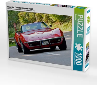 Produktbild von CALVENDO Puzzle Chevrolet Corvette Stingray - 1969 | 1000 Teile Lege-Größe 64x48cm Foto-Puzzle für glückliche Stunden