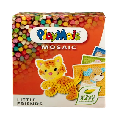 Produktbild von PlayMais® MOSAIC LITTLE FRIENDS, mehr als 2300 Teile inklusive Zubehör