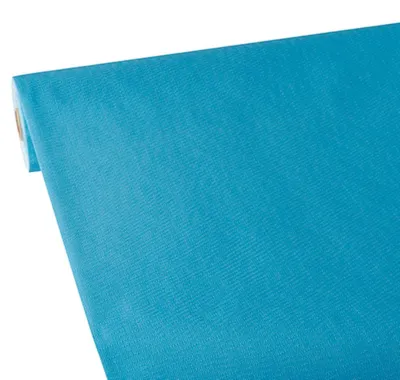 Produktbild von Papstar 84945, Rechteckig, Türkis, Synthetisch, Tischdecke, 118 x 2500 cm, 2,03 kg