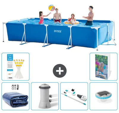 Immagine prodotto di Piscina fuori terra rettangolare - 450x220x84 cm - composta da 5 elementi, modello S81