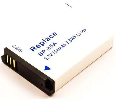 Produktbild von Akku für Samsung ST200F Li-Ion 3,7 Volt 750 mAh schwarz.