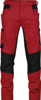 Produktbild von Dassy Stretch-Arbeitshose Helix 201162 Next PESCORE41 Gr. 46-MINUS rot/schwarz