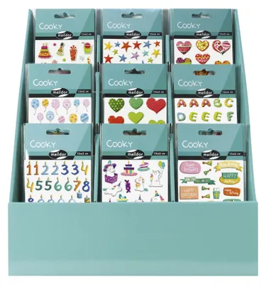 Produktbild von Maildor Cooky Display 9x10 Geburtstag