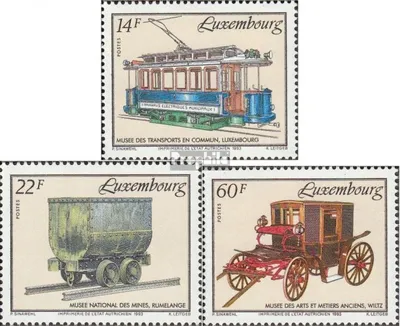 Produktbild von Briefmarken Luxemburg 1993 Mi 1324-1326 (kompl.Ausg.) postfrisch Museen