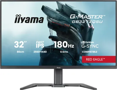 Iiyama G-MASTER GB3272QSU-B1, 80 cm (31.5"), 2560 x 1440 Pixel, Quad HD, LED,