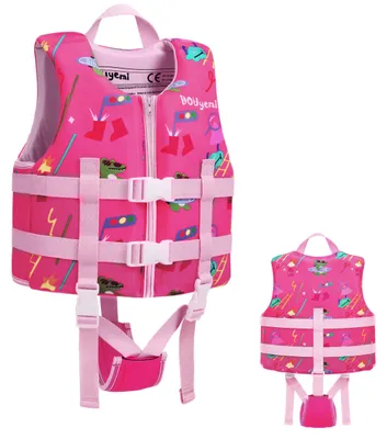 Imagen del producto de Chaleco flotador para niños con correas de seguridad ajustables