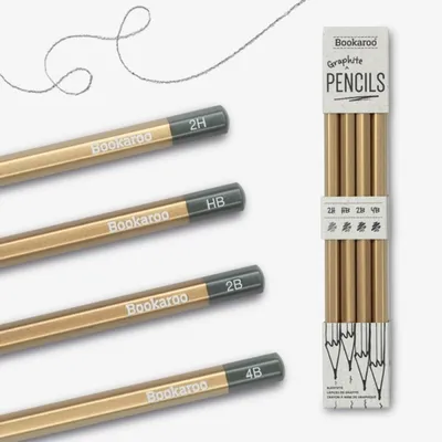 Image de Crayons Bookaroo - Or (4 pièces)