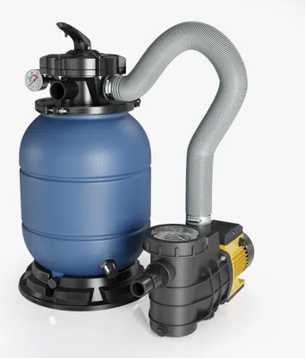 Obrázek produktu pro Wiltec HZS-200 pískový filtrační systém pro bazény, filtrační systém, bazénová filtrace, čerpadlo, filtrační nádrž s čerpadlem, bazénové čerpadlo