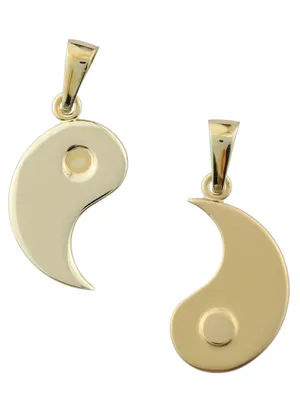 Produktbild von MIAMAR 0978463 Damen Anhänger Partneranhänger 14 Karat (585) Gelbgold