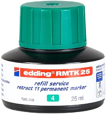 Produktbild von Edding Permanentmarker Nachfülltinte RMTK 25 25 ml grün