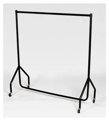 Produktbild von Kleiderständer auf Rollen, Breite 122cm, schwarz