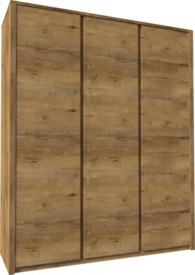 Obrázok produktu pre Trojdverová šatníková skriňa 166 cm FEREIRA - dub lefkas