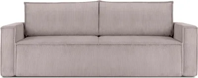 Obrázek produktu pro Rozkládací pohovka Konsimo s funkcí spaní s područkami "NAPI", béžová, manšestrová tkanina, Loft, 228x89x101 cm