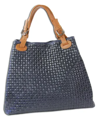 Produktbild von Toscanto Handbags Handtasche, Umhängetasche dunkelblau Leder OTT164HB
