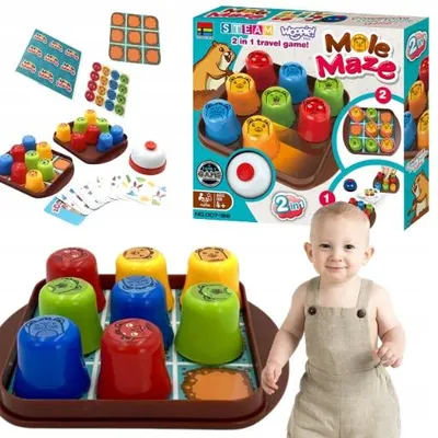 Produktbild von ProNice Tic-Tac-Toe Becher Spiel für Kinder