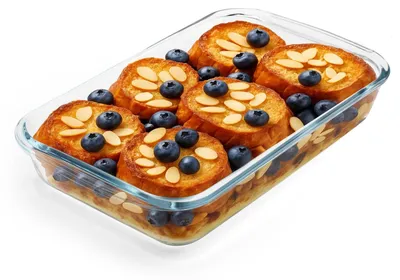 Image de Plat à lasagnes en verre borosilicaté haute température, capacité de 1,5 litre