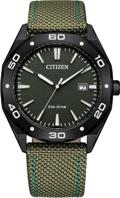 Produktbild von Nur Zeit Citizen Militärgrün   Kollektion Active Sport - mann
