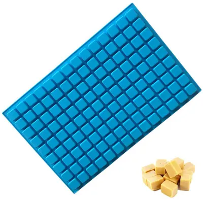 Obrázek produktu pro Mini silikonová forma se 126 důlky / forma na čokoládu pro výrobu gumových medvídků, želé, lanýžů, pralinek a karamelu