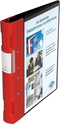 Produktbild von Wedo 58 15002, Präsentationsmappe, A4, Polypropylen (PP), Rot, Porträt, 4 cm