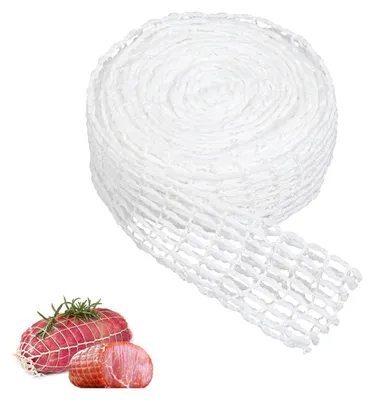 Bratennetz 2er-Pack, 3 m, 16 Löcher, für Fleisch, Schinken, Würstchen